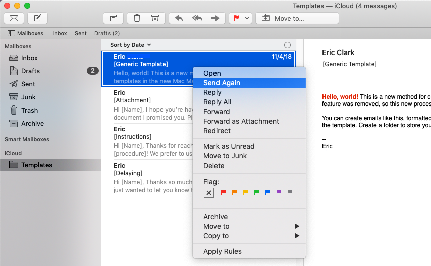 set default email client for mac